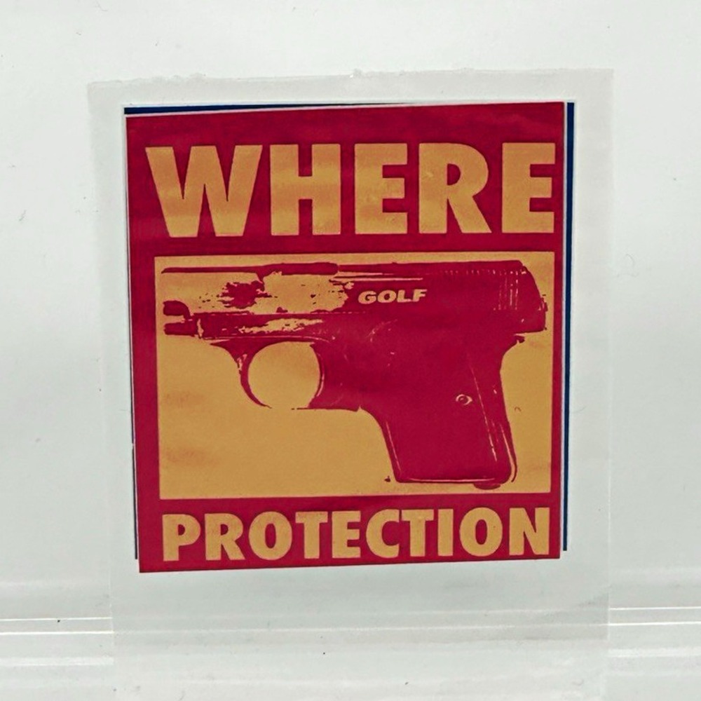 Golf Wang WHERE PROTECTION Sticker Set of 2